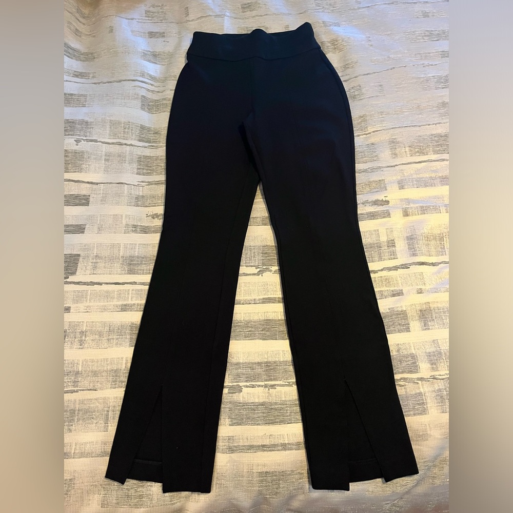 NWT Express Columnist High Waisted Front Vent Straight Pant